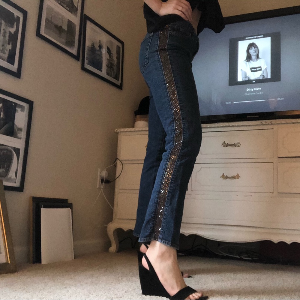 Dark Wash Boot Cut Just Cavalli 29 Jeans - Picture 4 of 8